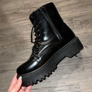 Black boots